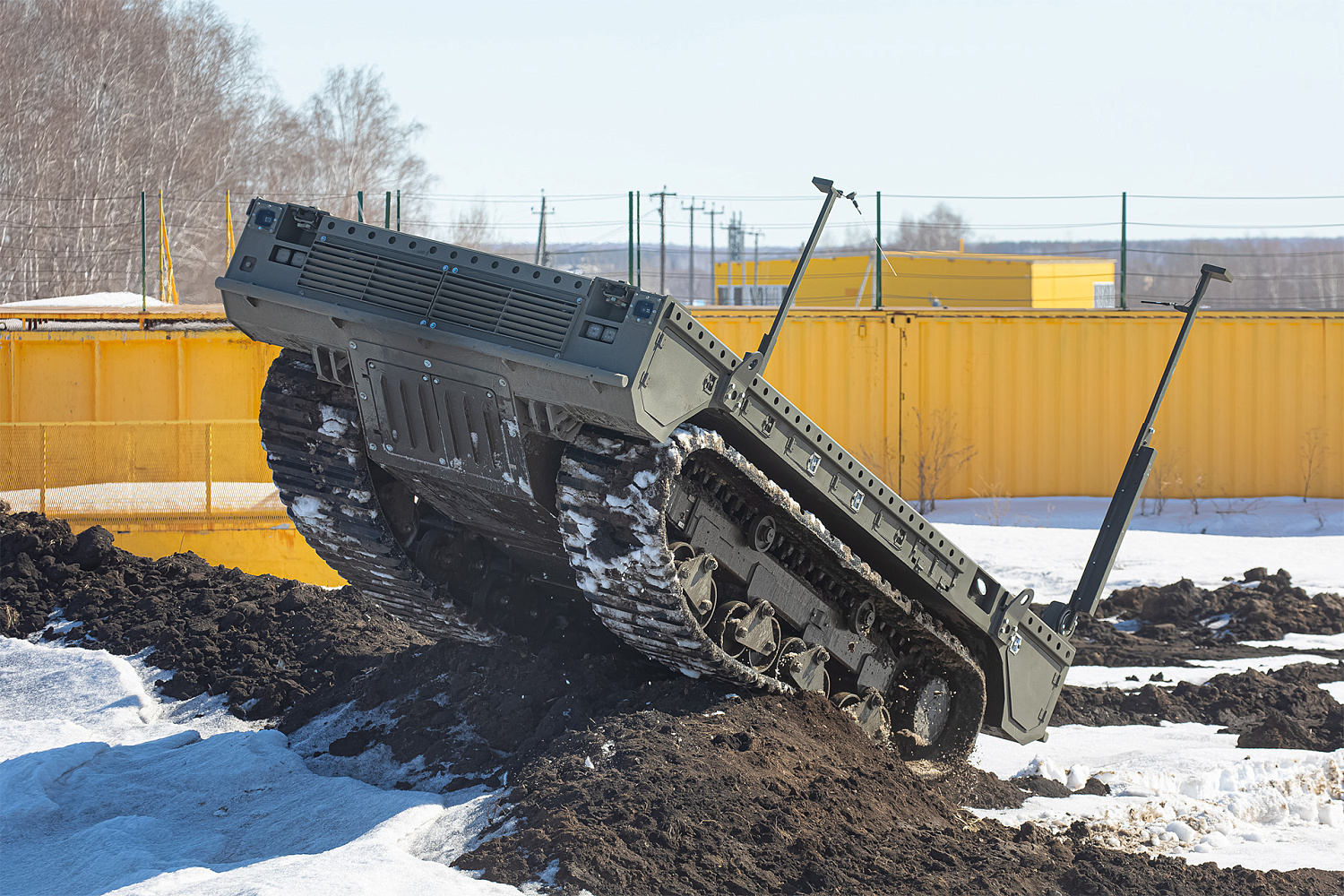 Платформа гусеничная ПГУ15